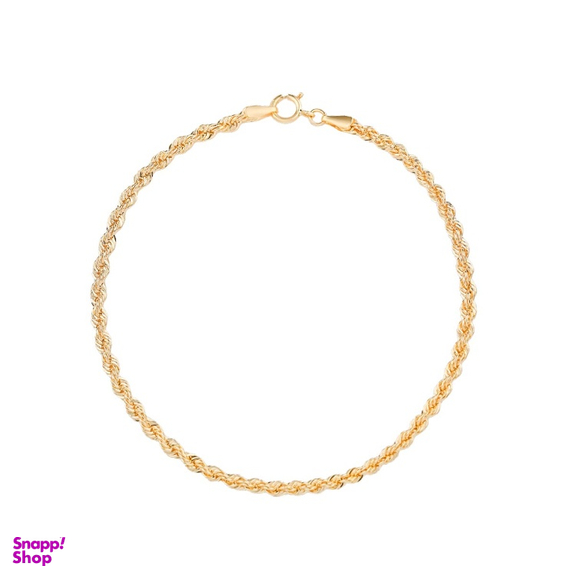 دستبند طلا 18 عیار زنانه میلی گالری طرح طنابی کد MT1755