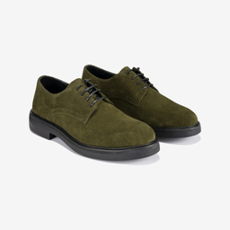 کفش رسمی مردانه چرم مشهد مدل J6299 رنگ سبز ارتشی