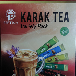 بسته ترکیبی چای کرک رژیمی پپتینا بسته 10 عددی
