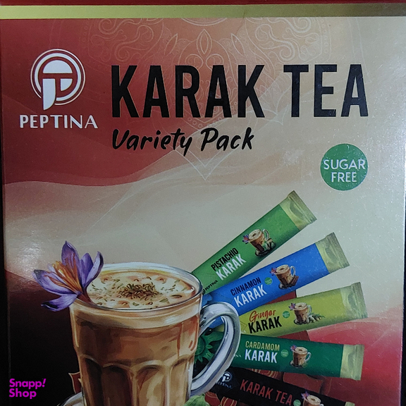 بسته ترکیبی چای کرک رژیمی پپتینا بسته 10 عددی