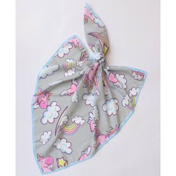 بیبی اسکارف دخترانه طرح یونیکورن کد 1045