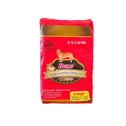 پوشک یکبار مصرف سگ و گربه دونو مدل Diapers سایز L بسته 12 عددی
