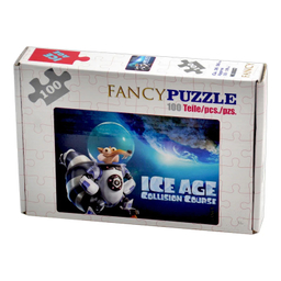 پازل 100 تکه فنسی مدل فانتزی طرح سنجاب فضانورد