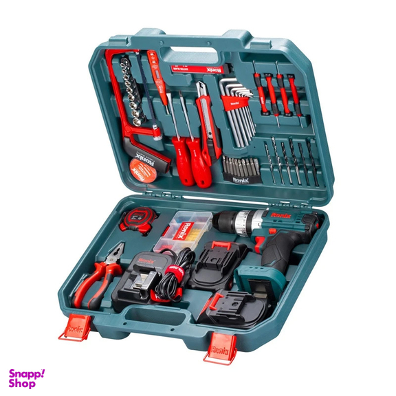 ست دریل چکشی رونیکس مدل RS-8620 مجموعه 53 عددی