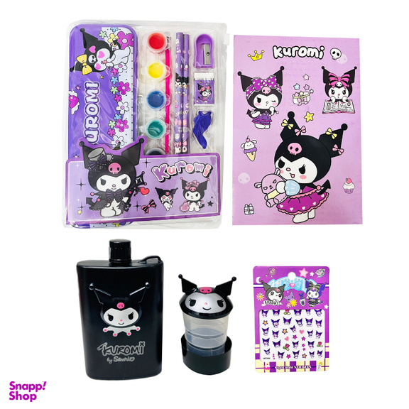 بسته لوازم تحریر مدل کرومی کد 130 مجموعه 12 عددی