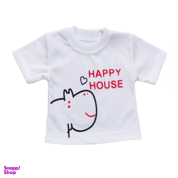 ست 3 تکه لباس نوزادی مدل Happy کد M02