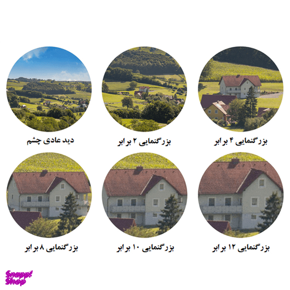 دوربین دوچشمی مدل BRESSER 12x50 به همراه کیف حمل