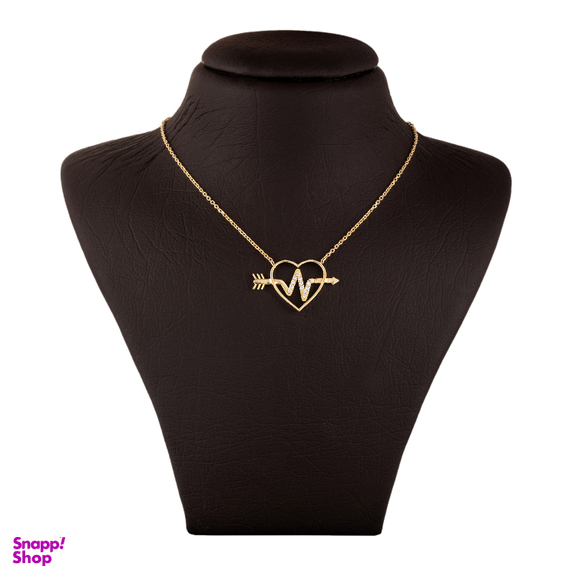 گردنبند طلا 18 عیار زنانه جواهری سون کد 2482