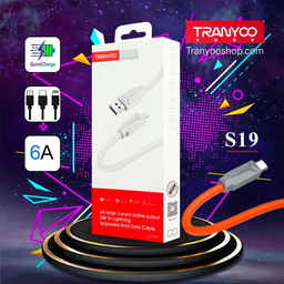کابل USB به Type-C ترانیو مدل S19 TC طول 1 متر