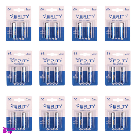 باتری قلمی وریتی مدل Ultra Alkaline بسته 24 عددی