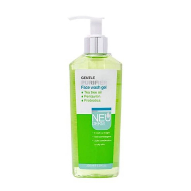 ژل شستشوی صورت نئودرم مدل Gentle Purifier پوست چرب حجم 200 میلی لیتر
