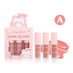 پک رژ آینه ای دراگون رانی مدل Mirror Lip Gloss کد B بسته 3 عددی
