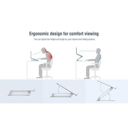 پایه نگهدارنده لپ تاپ کوتتسی مدل SD-51 Aluminum Alloy Notebook Folding Stand 52009