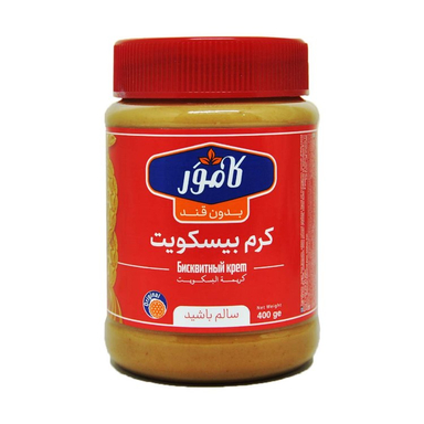 کرم بیسکوییت بدون شکر کامور وزن 400 گرم
