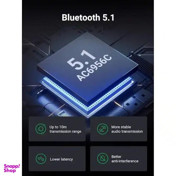 گیرنده و فرستنده بلوتوث صوتی یوگرین مدل CM523 کد 60300
