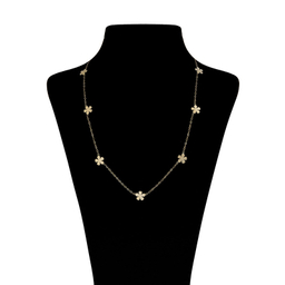 گردنبند طلا 18 عیار رزا مدل NC53