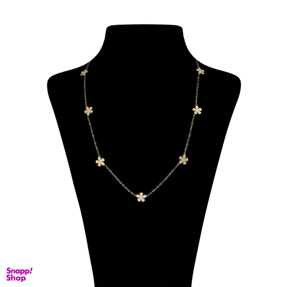 گردنبند طلا 18 عیار رزا مدل NC53