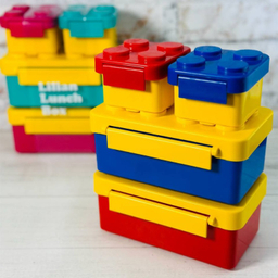 ظرف غذا 4 تکه مدل لگو کد 002