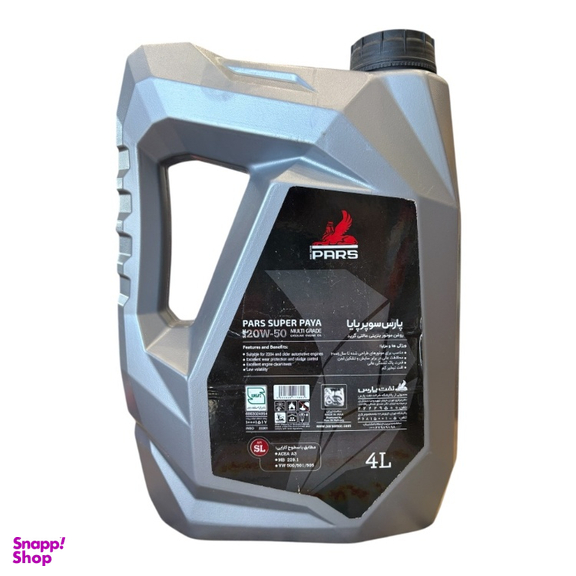 روغن موتور خودرو نفت پارس مدل 20W50 SL حجم 4 لیتر