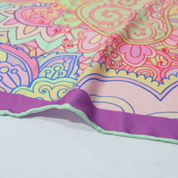 روسری زنانه آنالیا مدل ابریشم مزونی کد a-5077