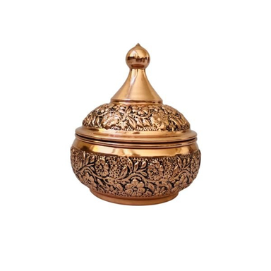 قندان مسی قلم زنی کد ZH418.1