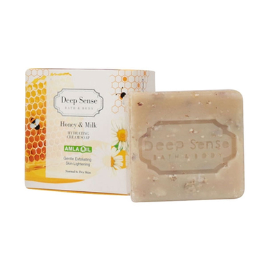 صابون آبرسان صورت دیپ سنس مدل شیر و عسل وزن 75 گرم