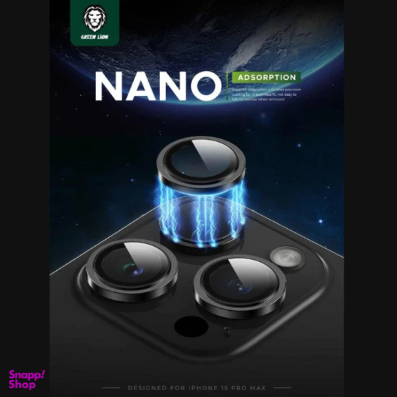 محافظ لنز دوربین گوشی موبایل گرین لاین مدل GNCMHDP15PM مناسب اپل iPhone 15 Pro / 15 Pro Max