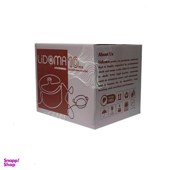 سرویس پخت و پز 10 پارچه لیدوما مدل اکولید