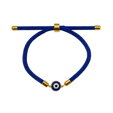 دستبند طلا 18 عیار زنانه مدل چشم نظر کد Gs1002