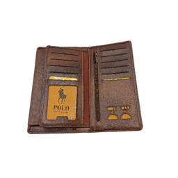 کیف پول چرم مردانه مدل کتابی کد 203
