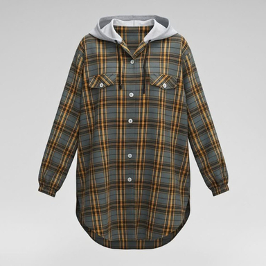 هودی زنانه کد 14080 رنگ طوسی خردلی