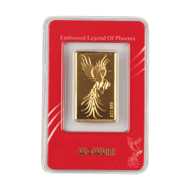 شمش طلا 24 عیار ایران شمش مدل سیمرغ کد T-5