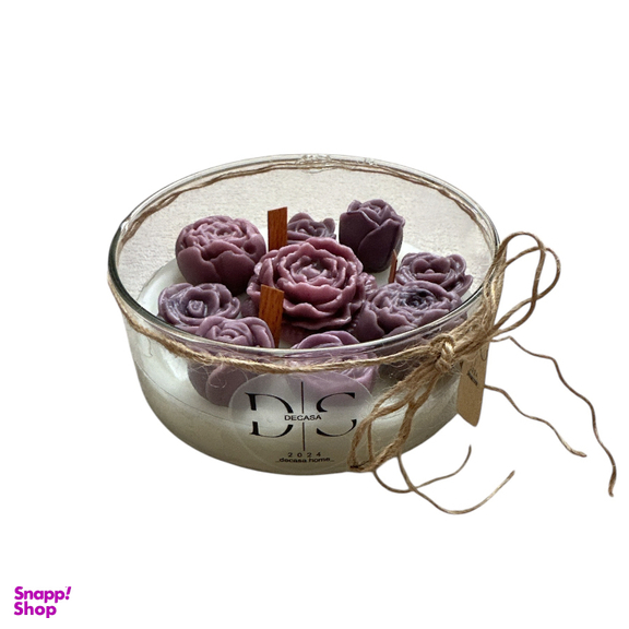 شمع شیشه ای کد 1110