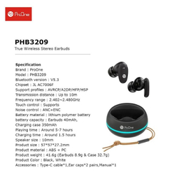 هدفون بی سیم بلوتوثی پرووان مدل PHB3209