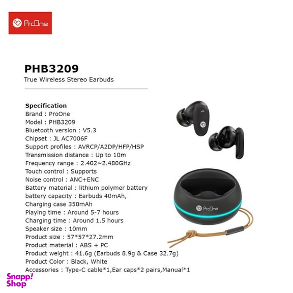 هدفون بی سیم بلوتوثی پرووان مدل PHB3209