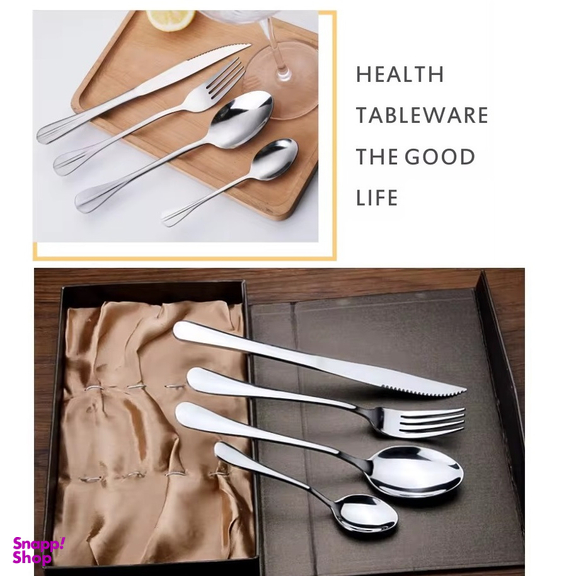 سرویس قاشق و چنگال 24 پارچه مدل لوئیس کد 01