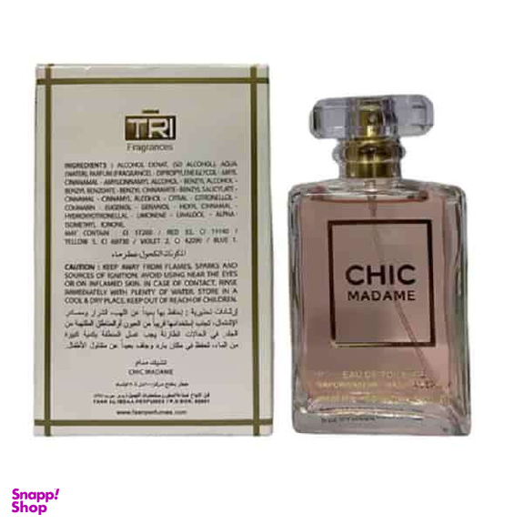 ادوتویلت زنانه تی آر آی مدل CHIC MADAME