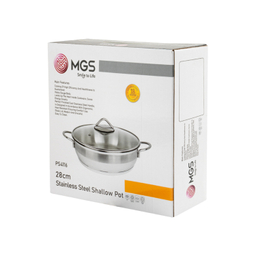 تابه استیل ام جی اس کد 100000002919 سایز 28