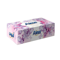 دستمال کاغذی آلینوس مدل دولایه جعبه ای 100 برگ