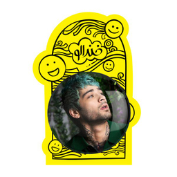 آینه جیبی خندالو مدل زین مالیک گروه موسیقی وان دایرکشن One Direction  کد 18938