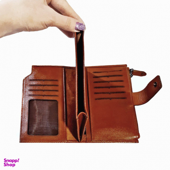 کیف پول مردانه چرم طبیعی گاوی مدل سینا