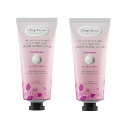 کرم مرطوب کننده دیپ سنس مدل rose water حجم 60 میلی لیتر مجموعه 2 عددی