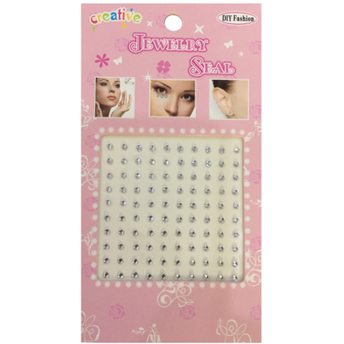 نگین صورت diy fashion مدل چسب دار بسته 100 عددی