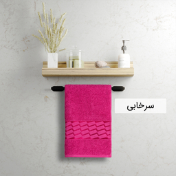 حوله دستی دنیز طرح آرتا سایز 40×80 سانتی متر