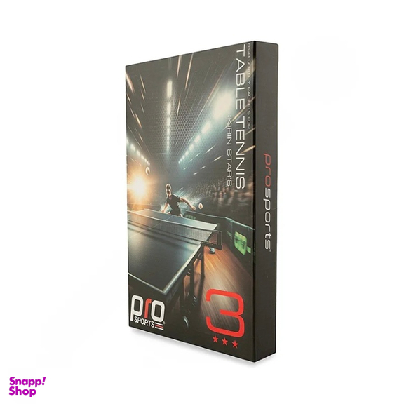 راکت پینگ پنگ پرو اسپرتز مدل 3 ستاره دسته FL به همراه کاور