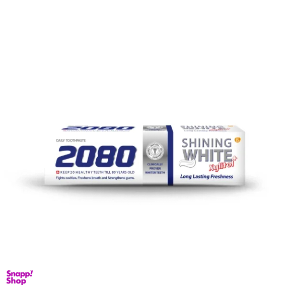 خمیر دندان شاینینگ وایت مدل 2080 وزن 100 گرم