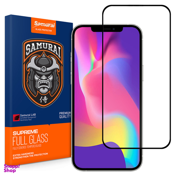 محافظ صفحه نمایش شیشه ای سامورایی مدل ovglass مناسب گوشی موبایل اپل iPhone 12 Pro Max