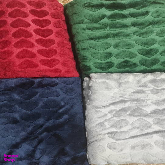 پتو مسافرتی مدل قلبی سایز 160×210 سانتی متر