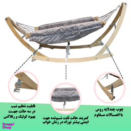 تخت کنار مادر مدل ننو سنتی کد tk1001
