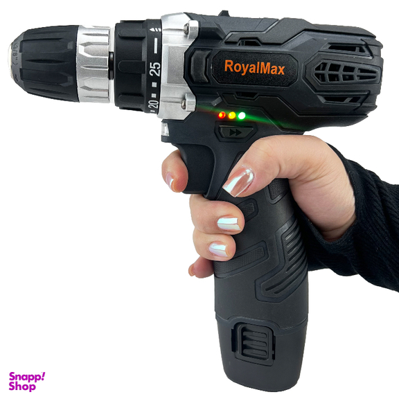 دریل پیچ گوشتی شارژی رویال مکس کد 18V